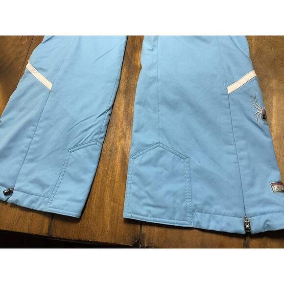 SPYDER Womens 10 Ski Pants Blue Thinsulate Insolated Bootcut Snow Winter - Picture 6 of 16